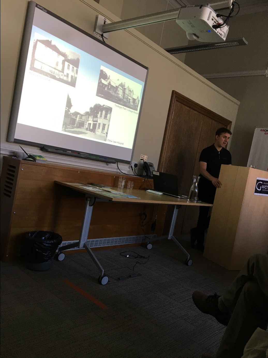 Dr. Steve Thompson talking about Medical Aid Societies in South Wales