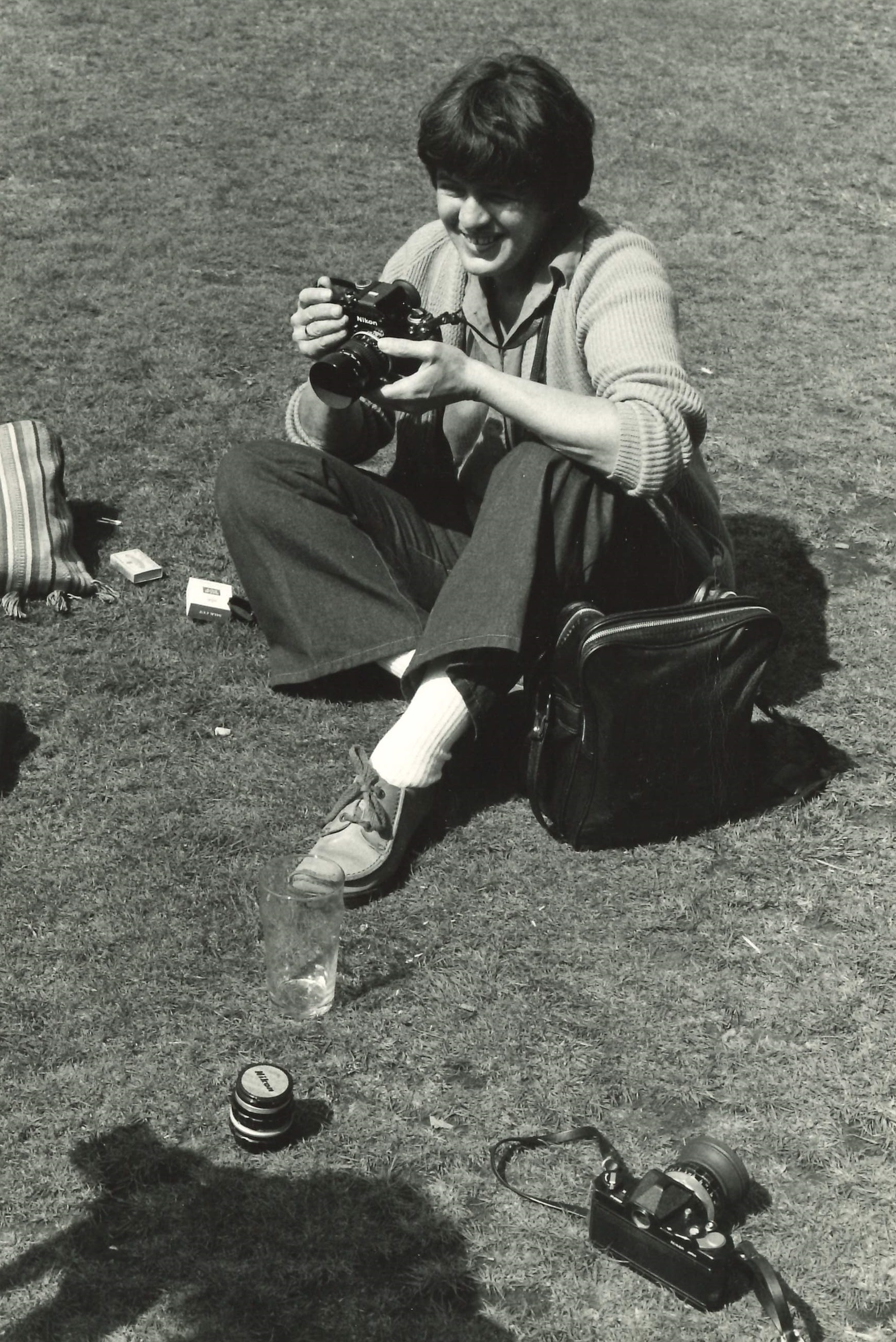 Photograph of Raissa Page, early 1980s, photographer unknown, thanks to Richard Burton Archives, Swansea University