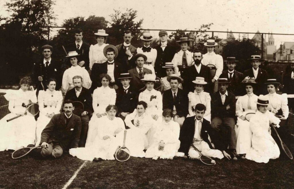 An image of a group of tennis players 