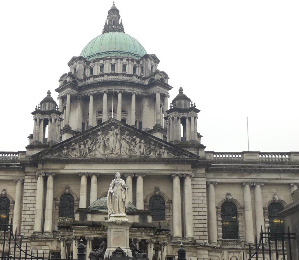 The dome of Belfast’s City Hall